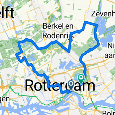 De Maasboulevard 114, Rotterdam à Kralingseweg 7, Rotterdam