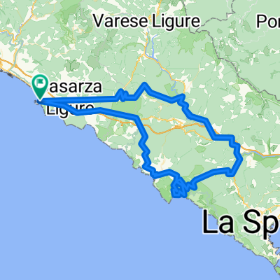 giro di 100km da sestri