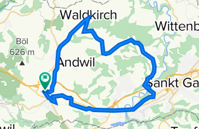 Route in der Bikemap App öffnen