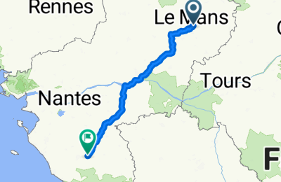 Route in der Bikemap App öffnen