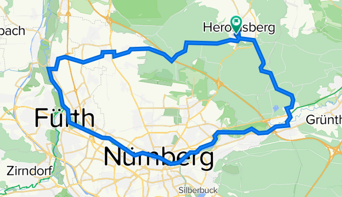 Pegnitzradweg 50km