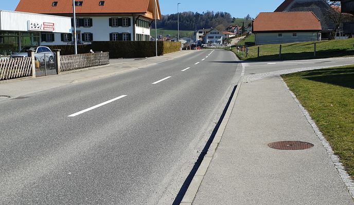 Foto 1 der Bikemap-Route "Rue de Zaehringen 2, Fribourg to Thunstrasse 40-42, Tafers"