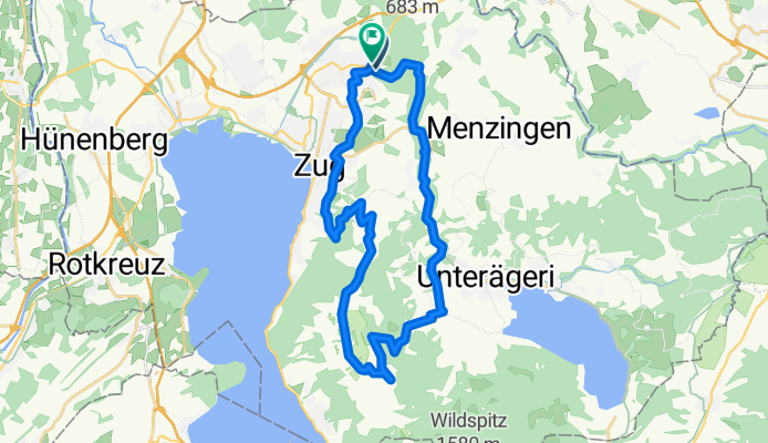 Baar Spinni - Lorzen - Buschenchappeli - Ewigstaffel - Baar