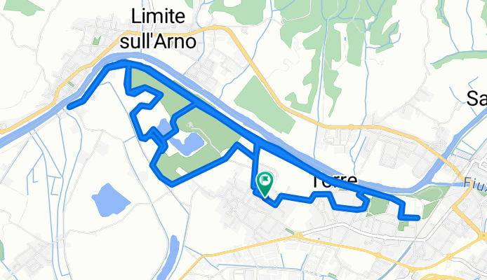 Percorso riposante in Fibbiana