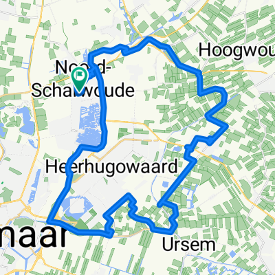 rondje Heerhugowaard 16/3/2020
