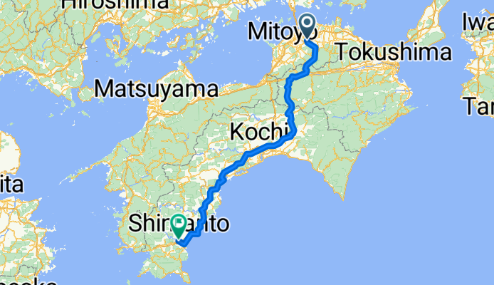 De 645-1, Ayagawa à Shimanto