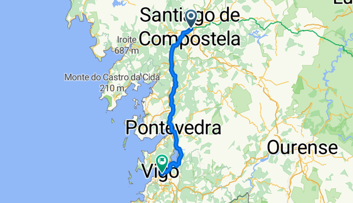 9 Santiago de Compostela - Vigo