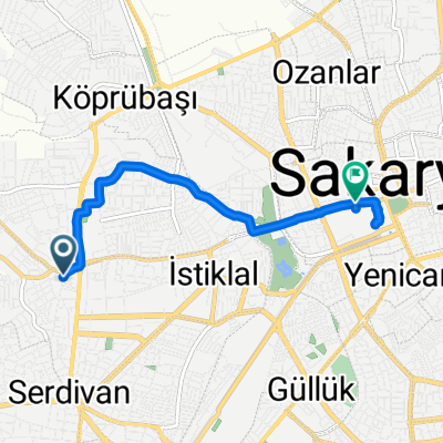 Relaxed route in Serdivan