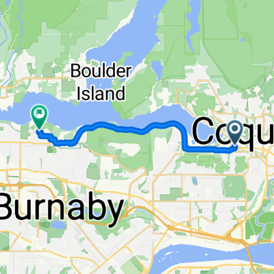 Edinburgh Drive 110, Port Moody to North Springer Avenue 251, Burnaby