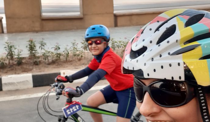 Photo 1 of the Bikemap route "Restful ride in Vapi"