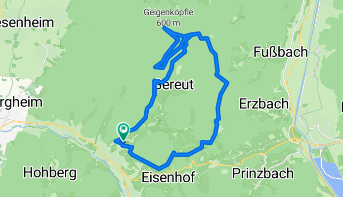 Langeckstraße 16, Lahr/Schwarzwald to Langeckstraße 18, Lahr/Schwarzwald