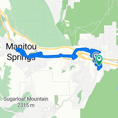 Slow ride in Manitou Springs
