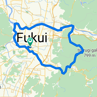 サイクリングロード一周！永平寺コース