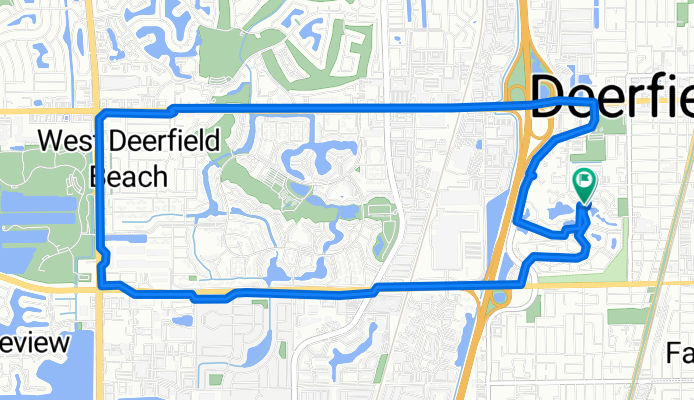 Moderate route in Deerfield Beach