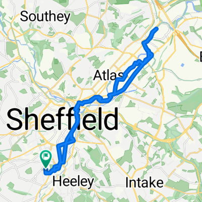 Meadowhall round trip via Cobweb Bridge