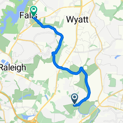 Restful route in Wake Forest