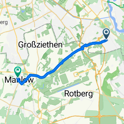 Route from Buntzelstraße 72, Berlin