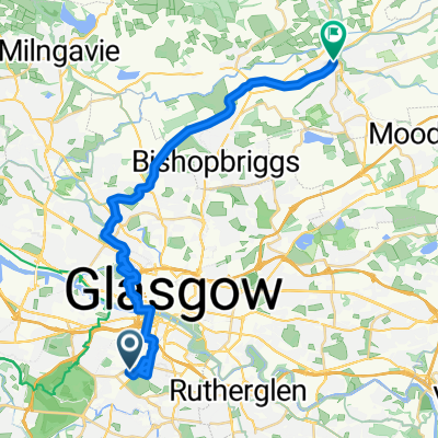 Steady ride in Glasgow