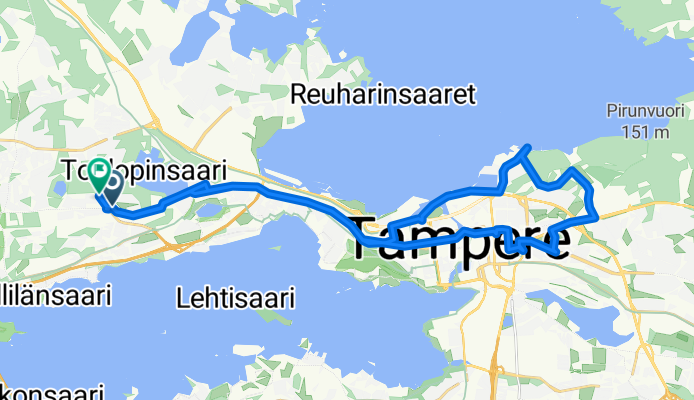 Kohmankaari 7b, Tampere to Raiskionkatu, Tampere