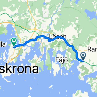 Moderate route in Karlskrona