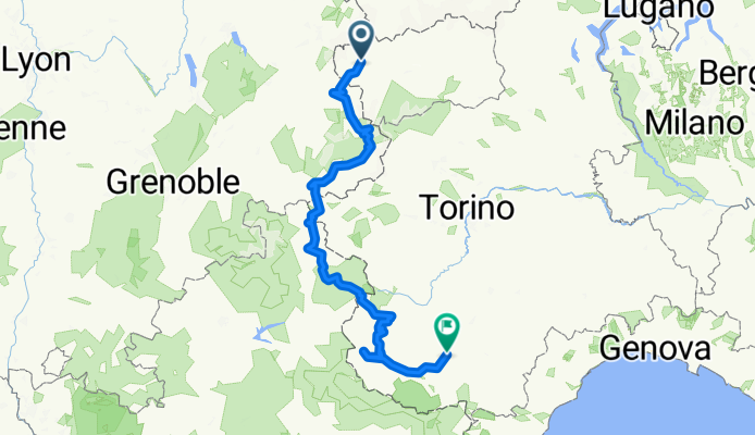 Aosta-Cuneo, zwischen Frankreich und Italien