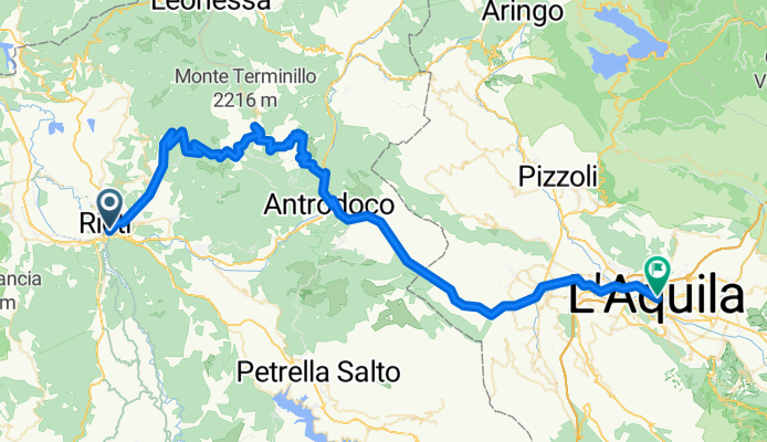 Rieti-Terminillo-L'Aquila