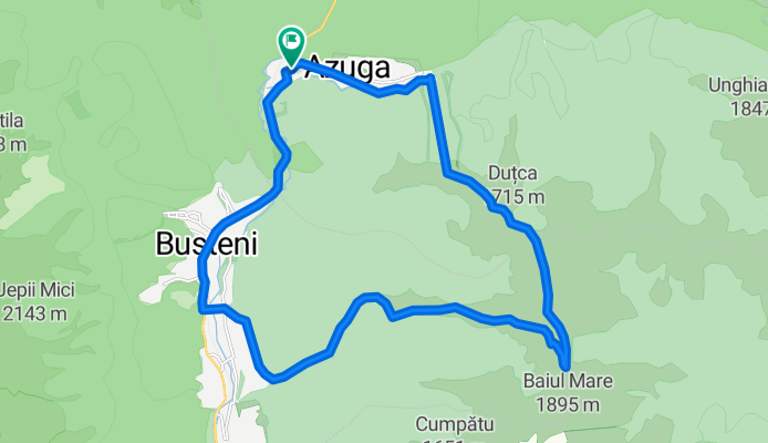 Azuga-creasta Baiului- Busteni