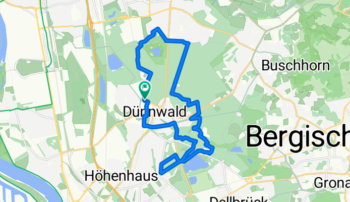 leverkussen  15km avec geocaches