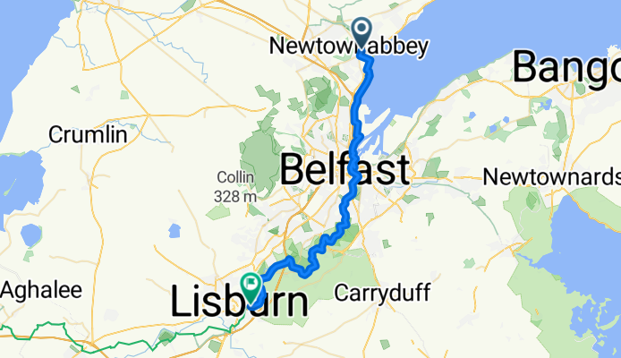 Whiteabbey to Lisburn Lagan rivier