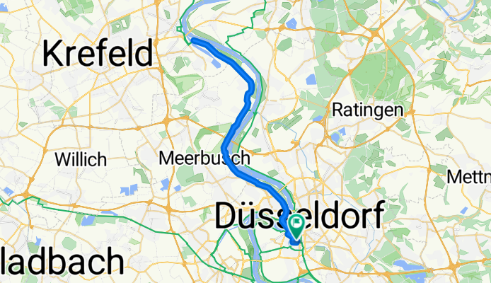Elisabethstraße 101, Düsseldorf to Kronenstraße 39, Düsseldorf