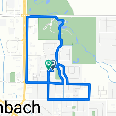 Bike route for spring break