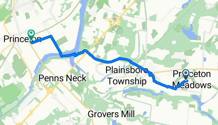 2073–2513 Hunters Glen Dr, Plainsboro to 26 Prospect Ave, Princeton