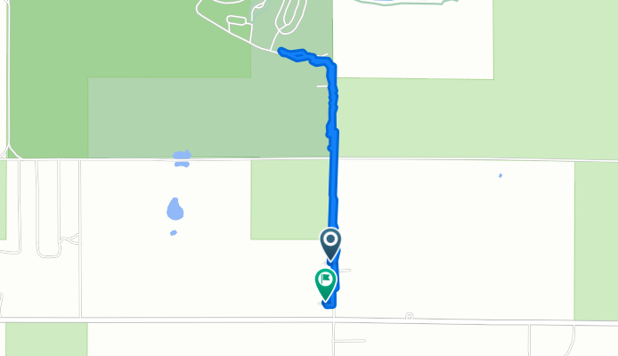 Restful route in Newaygo
