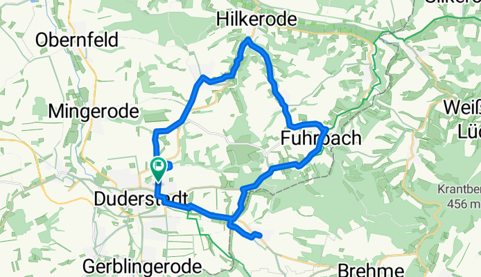 Auf der Bauwende 18, Duderstadt to Auf der Bauwende 18, Duderstadt