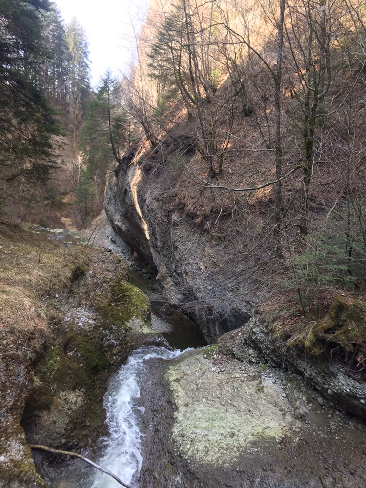 Wichtrach-Fahrni, Rotachenschlucht.-Schwarzenegg-Fahrni-Steffisburg-Wichtrach. Log unvollständig.