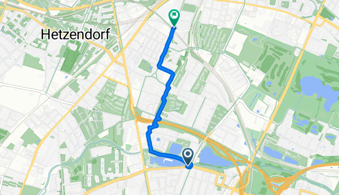 Anton-Baumgartner-Straße 36/78, Wien to Oswaldgasse, Wien