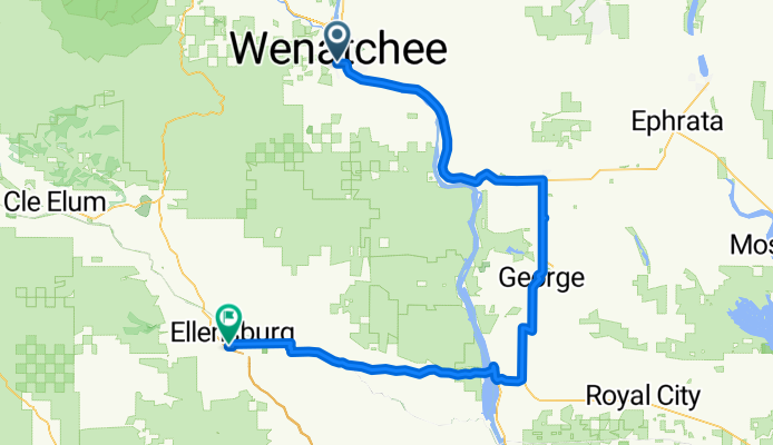 wenatchee to yakima easy