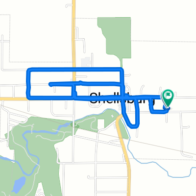 Slow ride in Shellsburg
