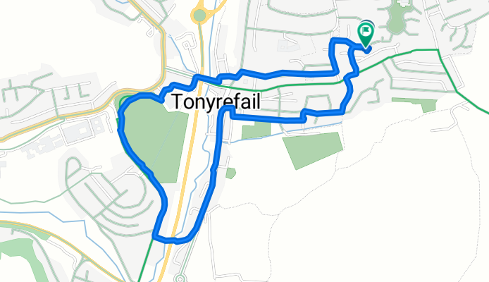 23 Heol y Glyn, Porth to 23 Heol y Glyn, Porth