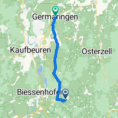 Sportliche Route in Germaringen