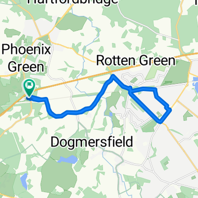 Shapley Hill, Odiham Road, Hook to Shapley Hill, Odiham Road, Hook