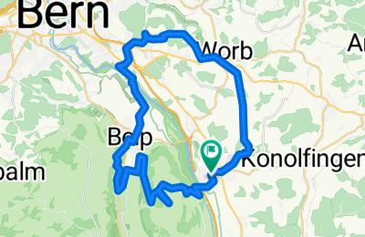 Route in der Bikemap App öffnen
