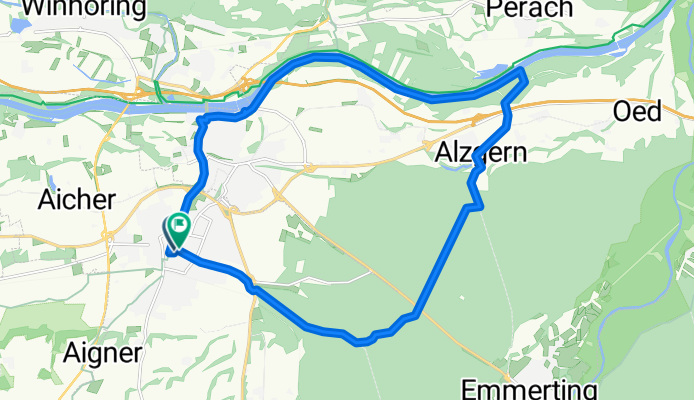 Innradweg-Alzgern-AÖ Forst-Kapellplatz