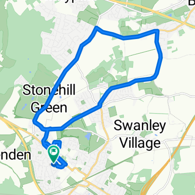 home loop round Hextable and Wilmington
