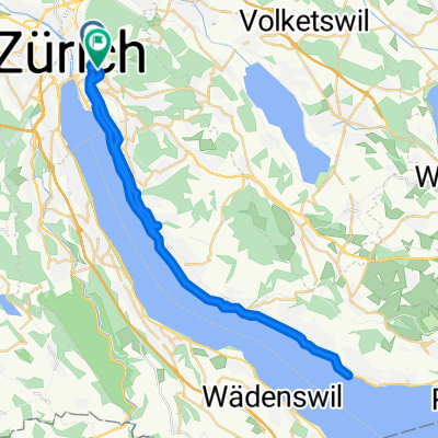 Einfache Fahrt in Zürich