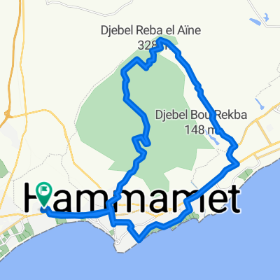 De Unnamed Road, Hammamet Sud à Unnamed Road, Hammamet Sud