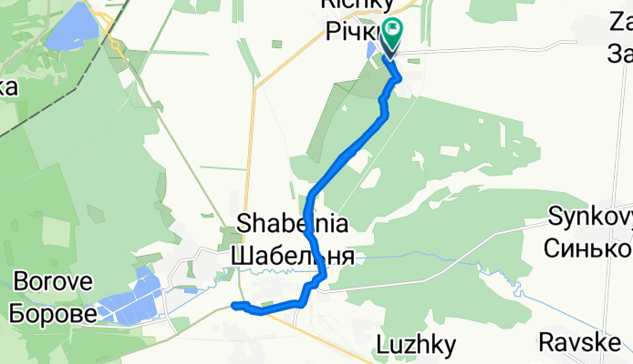 вулиця Івана Франка, Річки to вулиця Проектна, Річки