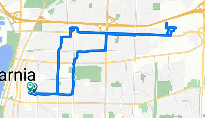 Davis Street 291, Sarnia to Forsyth Street North 106, Sarnia