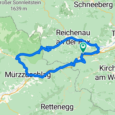 Gloggnitz-Kapellen-Raxen-Gloggnitz