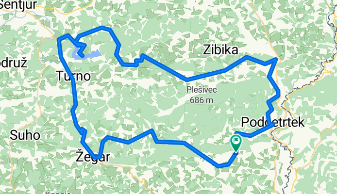 cmereška gorca - slivniško jezero - žeger - olimje